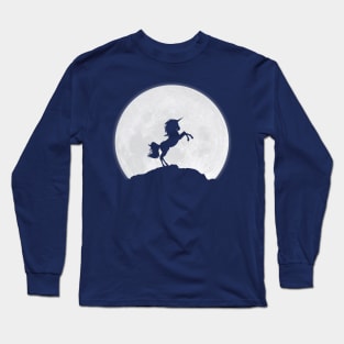 Unicorn and the Moon Long Sleeve T-Shirt